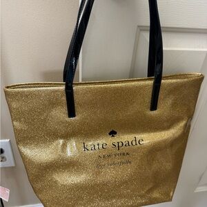 Kate Spade Gold Tote Bag